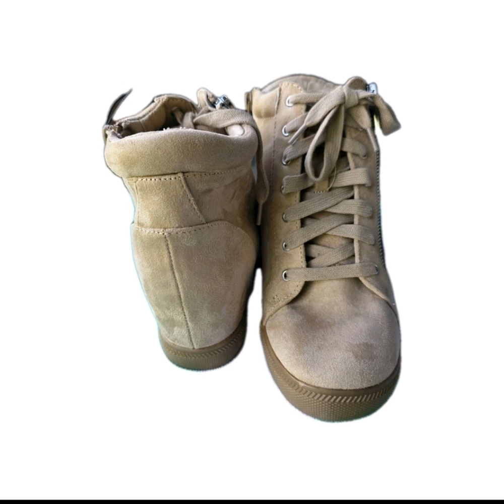 Maurices Beige Heeled Boots with Zipper - Picture 8 of 8